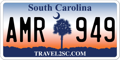 SC license plate AMR949
