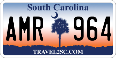 SC license plate AMR964