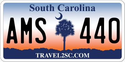 SC license plate AMS440