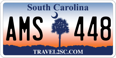 SC license plate AMS448