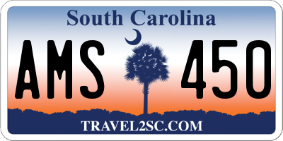 SC license plate AMS450