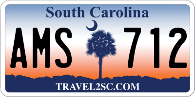 SC license plate AMS712