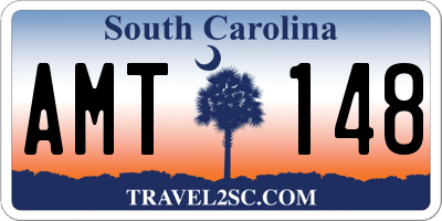 SC license plate AMT148