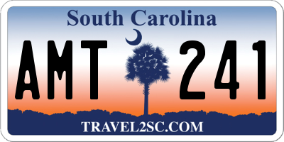 SC license plate AMT241