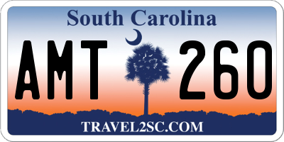 SC license plate AMT260