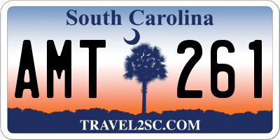 SC license plate AMT261