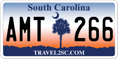 SC license plate AMT266
