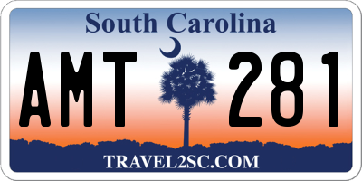 SC license plate AMT281