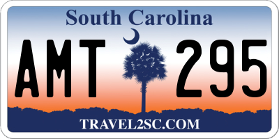 SC license plate AMT295