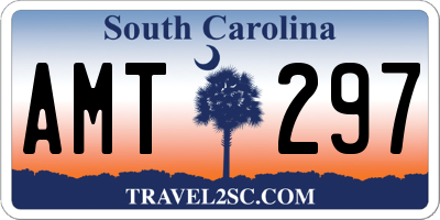SC license plate AMT297