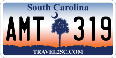 SC license plate AMT319