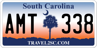 SC license plate AMT338