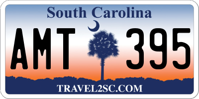 SC license plate AMT395