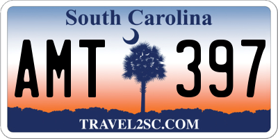 SC license plate AMT397
