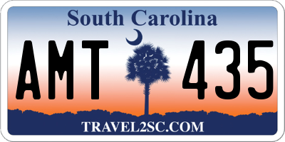 SC license plate AMT435