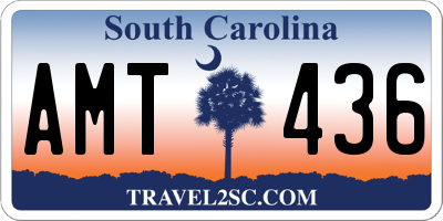 SC license plate AMT436