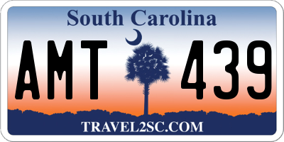 SC license plate AMT439
