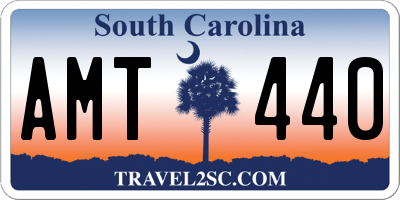 SC license plate AMT440