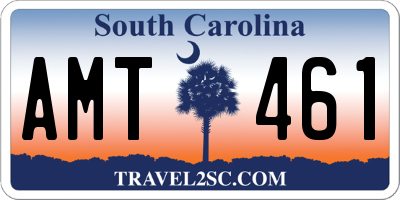 SC license plate AMT461