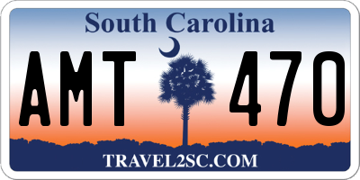 SC license plate AMT470