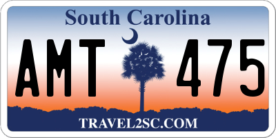 SC license plate AMT475
