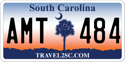 SC license plate AMT484