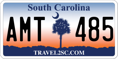 SC license plate AMT485