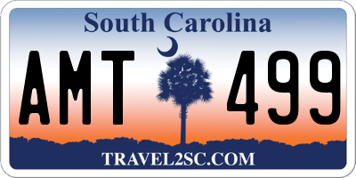 SC license plate AMT499