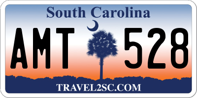 SC license plate AMT528