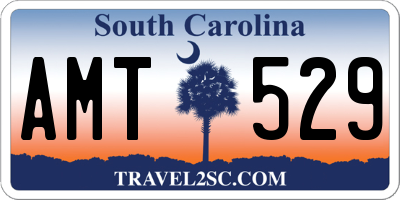 SC license plate AMT529