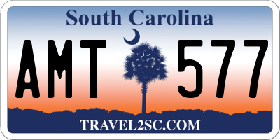 SC license plate AMT577