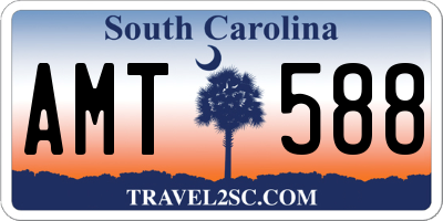 SC license plate AMT588