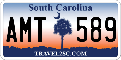 SC license plate AMT589