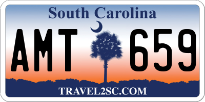 SC license plate AMT659
