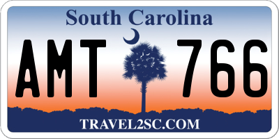 SC license plate AMT766