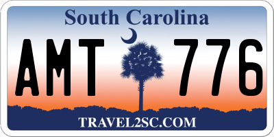 SC license plate AMT776
