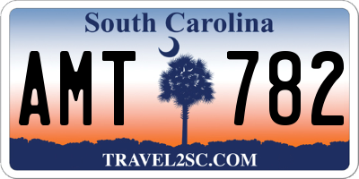 SC license plate AMT782