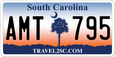 SC license plate AMT795