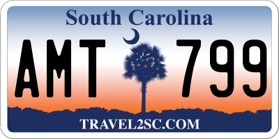 SC license plate AMT799