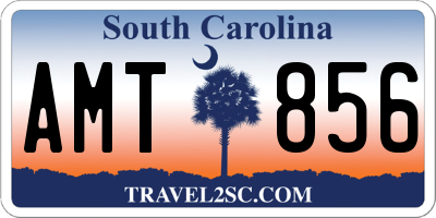 SC license plate AMT856