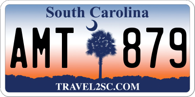 SC license plate AMT879