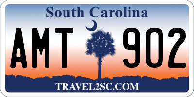 SC license plate AMT902