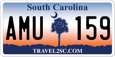 SC license plate AMU159