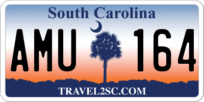 SC license plate AMU164
