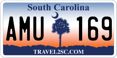 SC license plate AMU169
