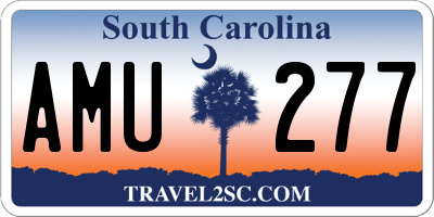 SC license plate AMU277