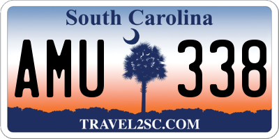 SC license plate AMU338