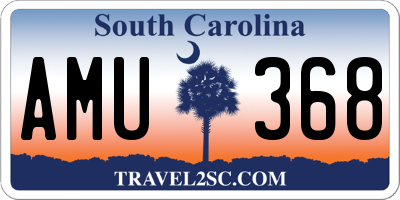 SC license plate AMU368