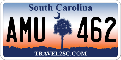 SC license plate AMU462