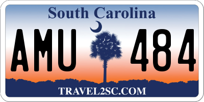 SC license plate AMU484
